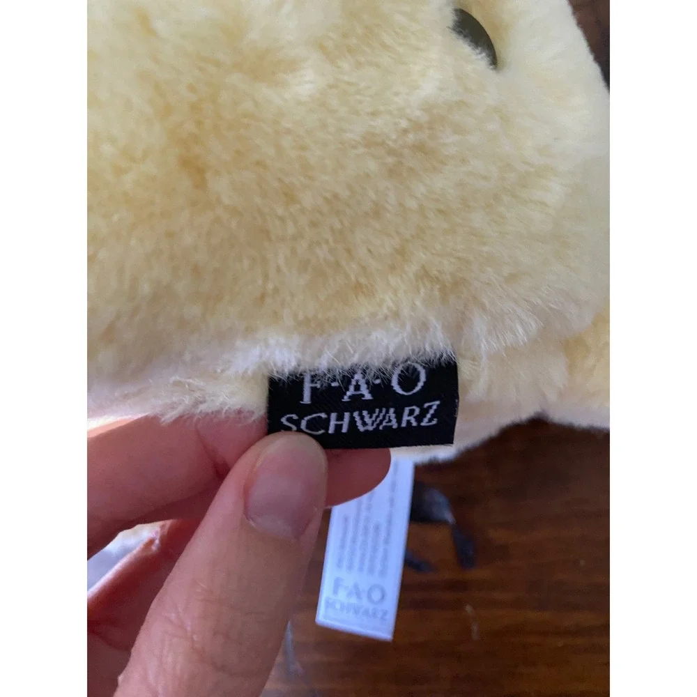 FAO Schwarz Valentine Golden Retriever Plush Dog‎ Red Heart Headband 59781A23290